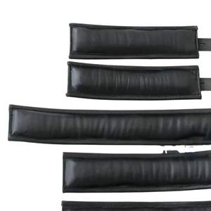 Harnais de contention en peau de mouton imprimé par transfert thermique avec attaches pour poignets et collier, largeur 4,5 cm - Product Image 6