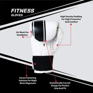 Guantes de Boxeo Profesionales de Alta Calidad, Personalizados, de Cuero Vacuno Genuino, para Entrenamiento de Boxeo - Product Image 5