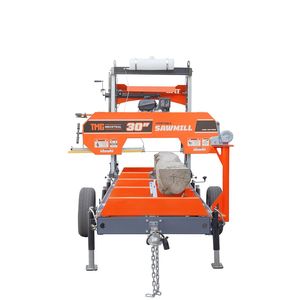 Componenti per Macchine per la Lavorazione del Legno: Rimorchio per Segheria PSM30 con Telaio Ausiliario, Martinetti di Livellamento da 6600 libbre, Protezione Antiribaltamento, Marca TMG - Product Image 3