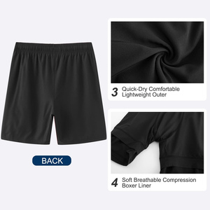 Adjustable Waistband Slim Fit Swim <b>Trunk</b> Short <b>For</b> <b>Men's</b> Running Hiking Training To Wear Breathable Hole Design Swim <b>Trunk</b> Short - Product Image 5