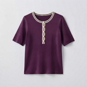 Camisetas de Mujer Transpirables de Estilo Clásico al por Mayor, Camisetas Casuales Holgadas para Mujer, Camisetas de la Mejor Calidad para Damas - Product Image 3