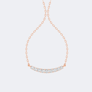 สร้อยคอจี้เพชรทรงกลม 2.10 กะรัต ฝังแบบหนามเตย - Product Image 3