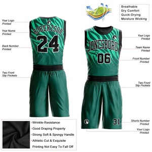 Tenue de basketball bien conçue, 100 % polyester respirant, style tendance, qualité supérieure, ensembles de tenues de basketball, meilleurs produits - Product Image 4