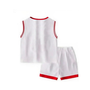 Tenue de basketball pour enfants, tissu en mesh respirant, séchage rapide, maillot et short pour extérieur - Product Image 2