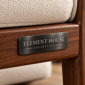 Plaque de logo personnalisée en métal pour meubles, gravée et embossée, fabricant OEM - Product Image 4