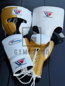 GYMSTERO - Juego de Boxeo de Piel de Vacuno Genuina de Alta Calidad Hecho a Medida, Guantes de Boxeo Profesionales con Cordones Ajustables - Product Image 3
