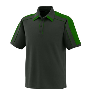 Polo à manches courtes en tricot pour homme, couleur bleu gris, style golf, séchage rapide - Product Image 5