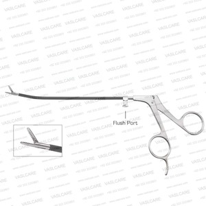 Pinzas de agarre para frente Daniel Endo de 6 pulgadas, curvadas a la izquierda, maleables, aisladas, endoscópicas, instrumento de cirugía plástica para frente Vaslcare - Product Image 6