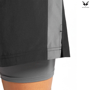 Wholesale <b>Men</b> Sports Gym <b>Shorts</b> Quick Dry Mesh Running <b>Shorts</b> Two Sides Pocket Custom Logo Printed Fitness <b>Shorts</b> - Product Image 5