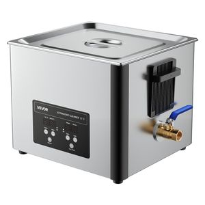 Limpiador Ultrasónico Profesional de 15L con Pantalla Digital, 240W, Acero Inoxidable, Incluye Limpiador Ultrasónico - Product Image 1