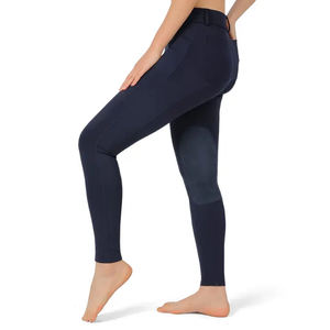 Pantalon d'équitation professionnel pour femmes, avec assise intégrale en silicone, taille élastique, haute performance - Product Image 4