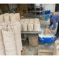 Magnifique panier de rangement rond en rotin tressé, boîte en rotin, matériau de haute qualité, décoration de table indispensable, vente en gros du Vietnam