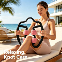 Masseur circulaire portatif pour mollets et jambes, pour adultes (hommes et femmes), équipement sportif manuel pour le drainage musculaire et les méridiens