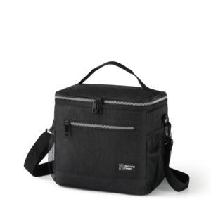 Professional Large Capacity Heather Grey <b>Insulated</b> Picnic Bag Waterproof Thermal <b>Lunch</b> <b>Box</b> for Outdoor Travel and Camping - Product Image 3