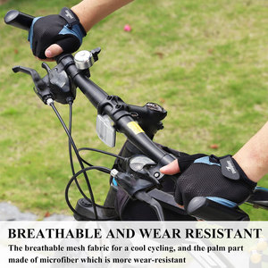 Gants de cyclisme sportifs mi-doigts respirants, design professionnel, unisexe, logo personnalisé, vente en gros, pour la pratique du vélo - Product Image 3