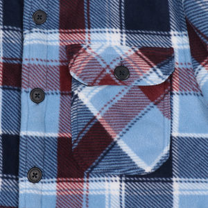 Camisas de Franela para Hombre 100% Algodón, Manga Larga, Diseño a Cuadros, Logotipo Personalizado, Transpirables, Venta al Por Mayor de Fábrica - Product Image 3