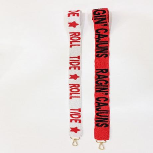 Sac bandoulière tendance et coloré avec lanières perlées, brodé à la main, pour équipes de football et événements universitaires - Product Image 2