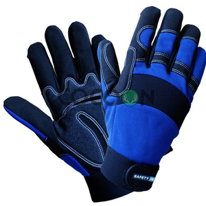 บริการ OEM คุณภาพสูง ถุงมือขี่ม้าหนังสังเคราะห์สีดำคุณภาพสูง ออกแบบตามสั่งสำหรับผู้ใหญ่ สำหรับการฝึกขี่ม้า - Product Image 6