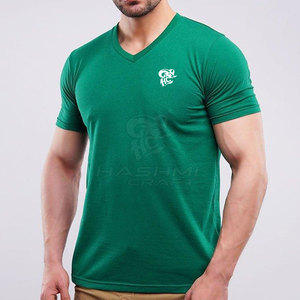 Camiseta de Hombre con Cuello en V, de Algodón Suave Premium, para Uso Diario Informal, Tejido Transpirable, Cómoda, de Manga Corta, Moda Urbana de Verano - Product Image 3