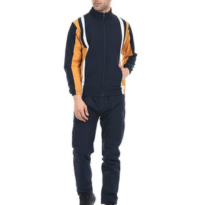 Ensemble de survêtement léger en nylon color block avec fermeture éclair intégrale, style streetwear tendance - Product Image 5