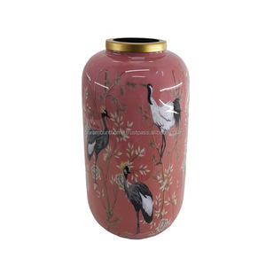 Centro de Mesa de Hierro con Florero y Maceta Dorada para Decoración de Sala de Estar y Decoración del Hogar, Hecho a Mano, al por Mayor - Product Image 3