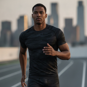 Uniforme de Compresión Deportivo con Logotipo Personalizado, Conjunto de Fitness de Spandex, Premium, al por Mayor, Transpirable, para Hombre, Traje para Correr - Product Image 5