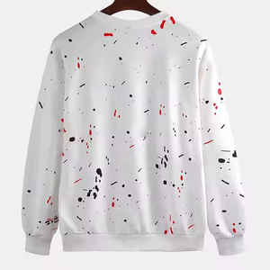 Pull à capuche en molleton 100 % coton pour homme, anti-boulochage, coupe classique, couleur unie, hiver, décontracté, logo frontal, tissu 300g - Product Image 2