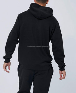 Sudaderas lisas con serigrafía bordada personalizada a granel, sudaderas con capucha de algodón transpirable con logotipo personalizado en blanco sublimado para hombre - Product Image 2