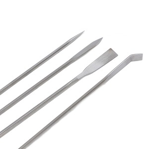 Juego de espátulas de laboratorio, microcuchara de acero inoxidable 304 para mezclar, 4 Uds. - Product Image 3