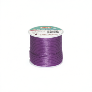 Filo di raso viola da 2,5 mm, 10 m per braccialetti e lavori manuali - Product Image 1