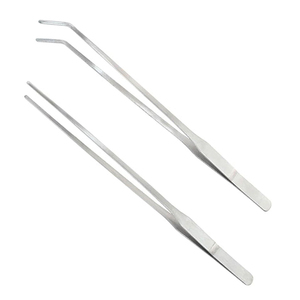 Pinzas extra largas para alimentar reptiles, 2 uds., pinzas largas de acero inoxidable, herramienta de alimentación para terrario, para tanques, lagartos, arañas y serpientes - Product Image 1