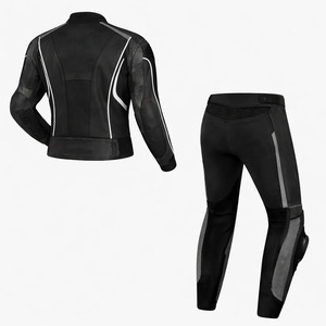 Traje de Carreras de Motocicleta Vortex Neon GSXR de Cuero Vacuno/Canguro, Mono de Una Pieza, Protector OEM CE para Motociclistas - Product Image 2