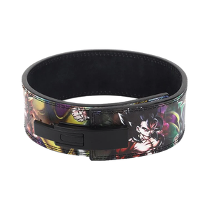 Ceinture de musculation en cuir synthétique ultra résistante 8MM 13MM avec boucle à levier en acier/acier inoxydable, poids personnalisé pour - Product Image 1