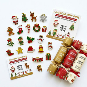 Ideas de Regalos Navideños Personalizados para Adultos: Pins Metálicos con Impresión UV para Colecciones Minoristas y Pedidos al por Mayor - Product Image 2