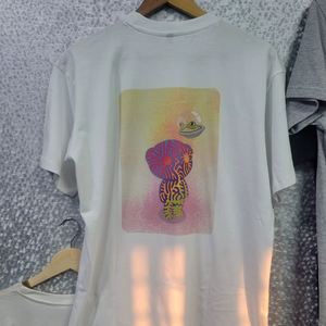 Camiseta Personalizada con Serigrafía Extra Grande, Nuevo Diseño, Top de Verano, Estilo Vintage, 100% Algodón, Tejido de Punto, Informal - Product Image 1