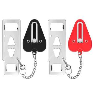 Portable 2pcs Travel <b>Locks</b> Home Hotel Apartment Security Latch <b>Lock</b> with Anti-Theft Feature <b>Door</b> <b>Safety</b> Tool - Product Image 1