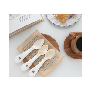 Natural <b>Shell</b> Spoon Mother Of Pearl Spoon Coffee Spoon Dessert Spoon Kitchen Tableware Vietnam Supplier - Product Image 6
