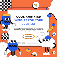 Site Web Animé Professionnel pour Petites Entreprises avec Marketing Numérique et Expédition par E-mail sur Shopify