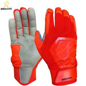 ถุงมือตีลูกเบสบอลแบบสั้นแบบดั้งเดิม - ถุงมือเบสบอลและซอฟต์บอลสำหรับเยาวชน - นุ่มพิเศษ ทนทาน ระบายอากาศได้ดี ทำจากหนังแกะ - Product Image 1