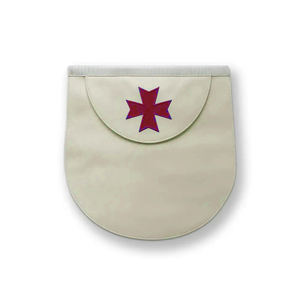 Tablier de Maître Maçon Personnalisé avec Nom, Style Antique, Tablier Maçonnique Brodé Bleu et Argent, Tablier de Loge - Product Image 3