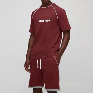 Wholesale 2 Piece Cotton Mens Summer <b>Sets</b> Casual Streetwear Short <b>Sets</b> for Men - Product Image 4