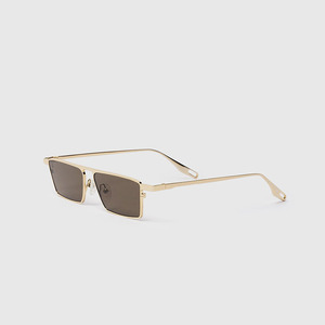 LMA 3524New Arrival Fashion Men Gold Metal Ins <b>Square</b> UV400 Lens Women Custom Shades High Quality Punk <b>Sunglasses</b> Design Eyewear - Product Image 5