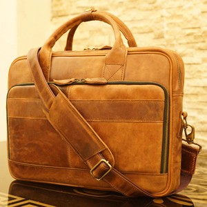 Bolsa de Piel para Portátil de la Mejor Calidad con Logotipo Personalizado, Moderna y Elegante para Hombre, Bolsas de Piel Genuina para Portátil con Logotipo Personalizado de la Mejor Calidad - Product Image 1