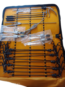 Set Quirúrgico Manual de Laparoscopia de Acero Inoxidable: Trócares, Cánulas, Pinzas y Portaagujas para Cirugía Mínimamente Invasiva de Precisión - Product Image 6
