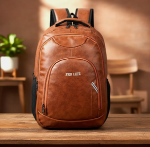 Sac de poitrine bandoulière léger et durable en cuir véritable pour homme, antivol, avec fermeture éclair, idéal pour les voyages et les activités de plein air - Product Image 3