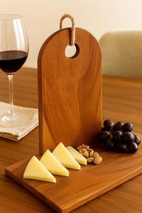 Tabla de Cortar de Madera de Acacia de 2.0 cm de Grosor con Orificio para Colgar, Multiusos (Tabla para Servir, Cortar y Queso) por Aqdas Saleem - Product Image 4