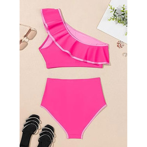Traje de Baño para Mujer, Diseño Clásico, Alta Calidad y Transpirable, Protección Solar Frontal Larga, Estilo Elegante - Product Image 6
