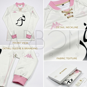 Maillots de football américain à manches longues en jersey avec lacets, motif calligraphie arabe Noor, grande taille, impression par transfert thermique - Product Image 6