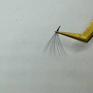 Extensions de cils individuels en camélia naturel doux, marque privée, 0.07 0.05mm, vente en gros, 1000 bouquets pré-faits - Product Image 4