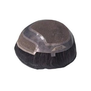 Taz Hair BD Prótesis Capilar de Cabello Humano Remy Indio con Onda Natural y Frente de Encaje, Calidad Premium - Product Image 5